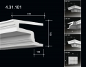 4.31.101 Карнизы с гладким профилем из полиуретана