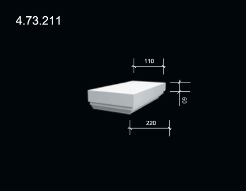 4.73.211 Poliuretāna balustrade