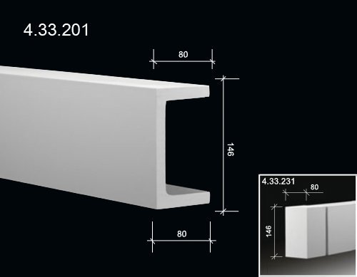  4.33.201  Фризы и архитравы  из полиуретана