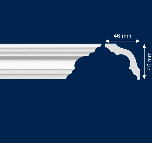 M50 Ceiling polystyrene molding