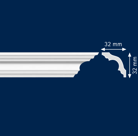 K35 Ceiling polystyrene molding