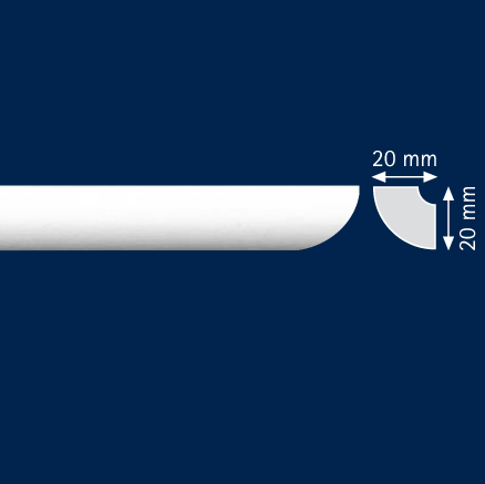 D20 Потолочный багет из полистирола