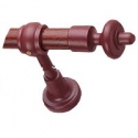  Curtain rods mahogany with PVC end cups Ø 28
