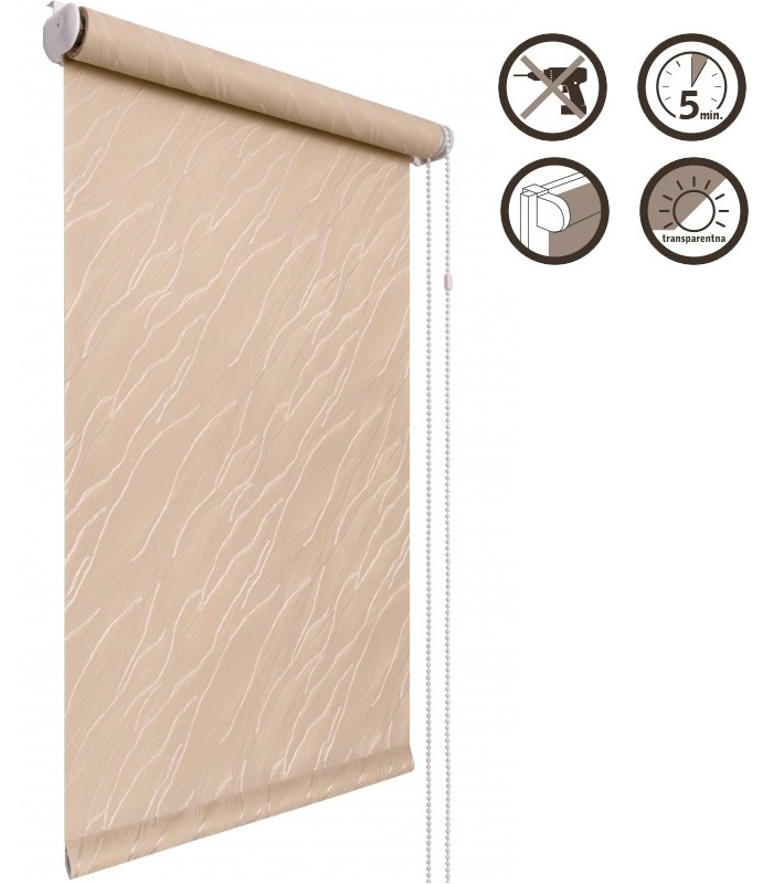 1839 Mini Roller blinds Woda / beige