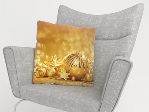 Pillowcase Golden Christmas Toys