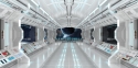 Inside the spaceship  