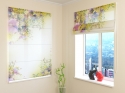 Roman Blind Summer Field Flowers