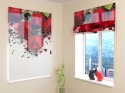 Roman Blind Roses and Hearts