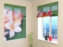 Roman Blind Tropical Flowers