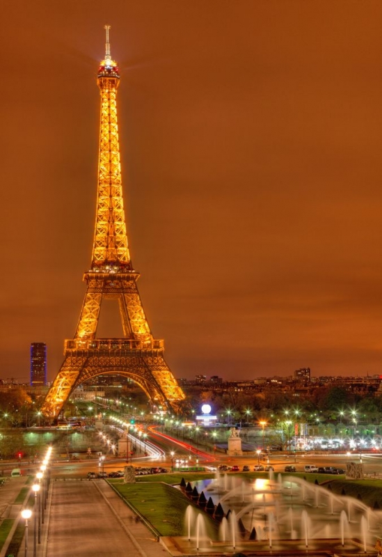 View from the Trocadero hill 