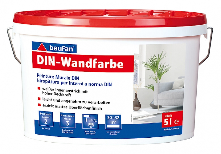 DIN-Wandfarbe krāsa