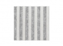 Реечная панель WL серый войлок – серый бетон
