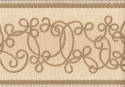 616507 Decorative wallpaper border