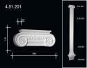 4.51.201 Polyurethane facade pilasters