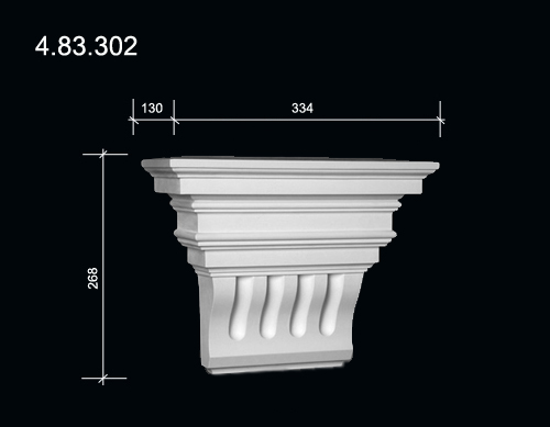 4.83.302 Polyurethane Facade brackets